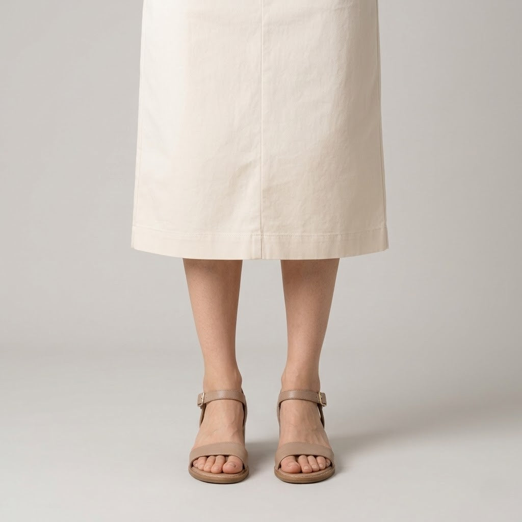 Fiorastil Sandalen mit Absatz – Beige – Bequem und stylisch – Damen
