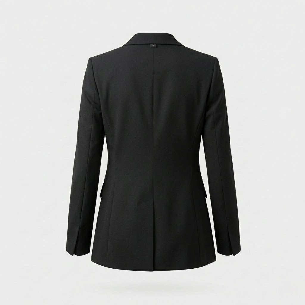 Klassischer Blazer - Schwarz - Elegantes Design - Damen