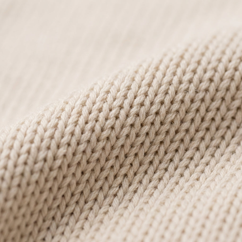 Strickpullover mit Rundhalsausschnitt - Beige - Komfortabler Stil - Damen