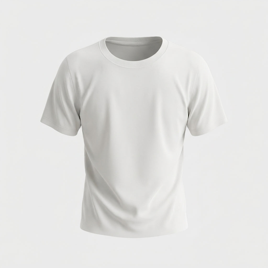 T-Shirt mit Rundhalsausschnitt - Weiß - Zeitloser Komfort - Damen
